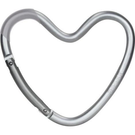 Carlig Dooky Heart Argintiu Mat | Accesorii Carucior - imagine 4