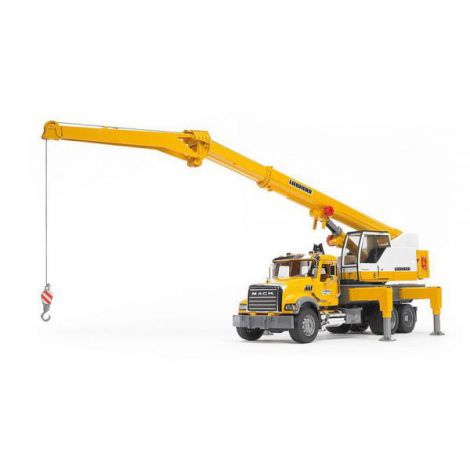Camion Mack Granite Bruder cu Macara Liebherr - imagine 8