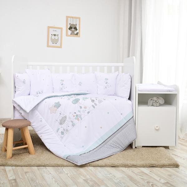Set Lenjerie Pat 8 Piese Lorelli Giraffe Bumbac