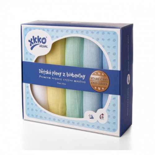 Set Museline Bebe XKKO, Bumbac Organic