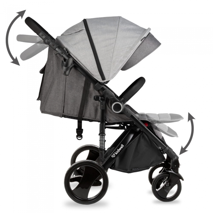 Carucior Sport Kidwell Carell Light Gray - imagine 6
