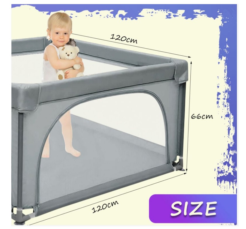 Tarc joaca Ikonka 120cm siguranta copii - imagine 3