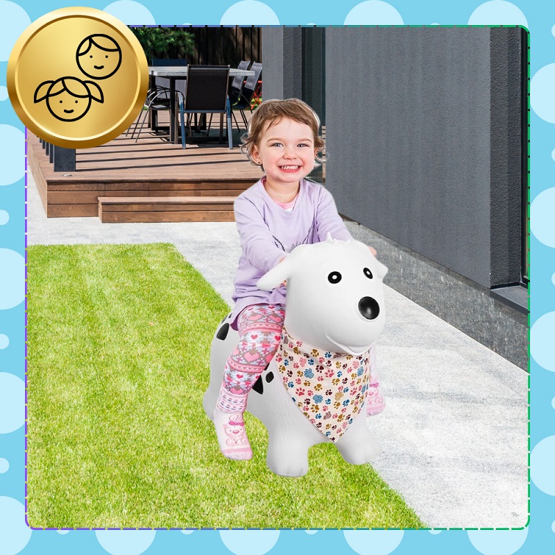 Jumper Gonflabil NiceKids White Dog - Distracție Activă - imagine 8