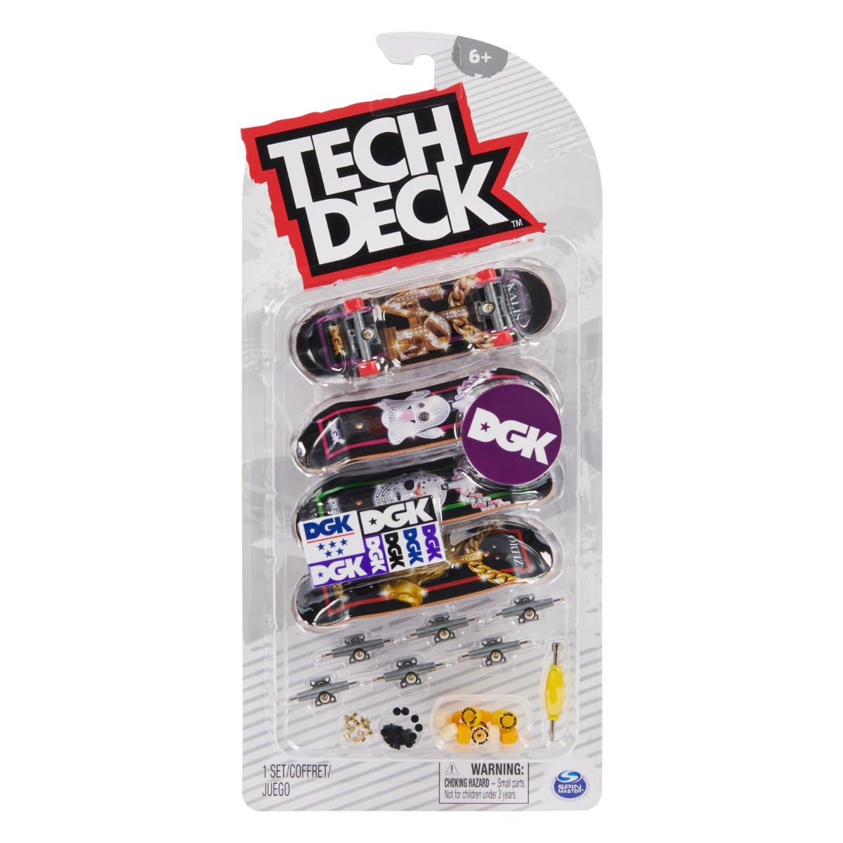 Set 4 Mini Placi Tech Deck DGK