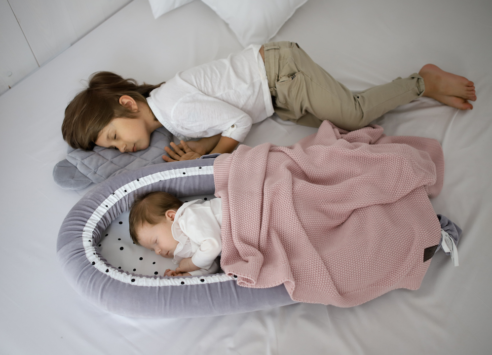 Baby Nest Velvet Premium Gri | Nor Pufos - imagine 6