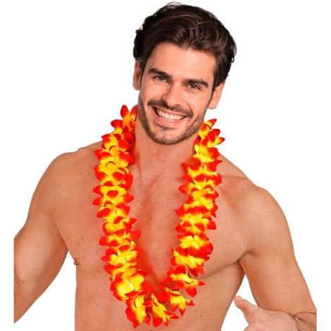Ghirlanda Hawaii Portocalii Widmann - Decor Petrecere - imagine 3
