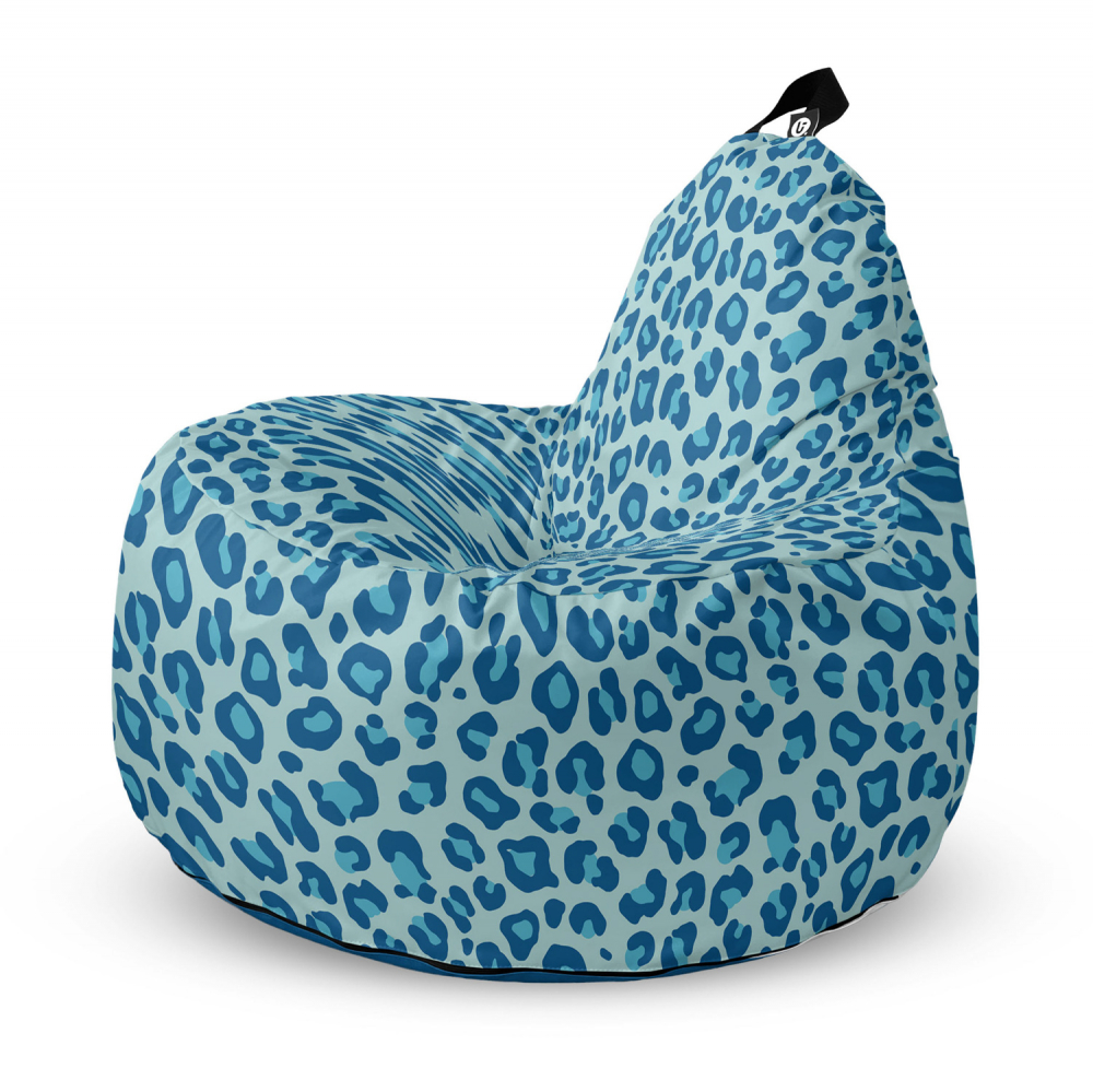 Fotoliu Puf Updeco Big Chill Leopard - Confort Max - imagine 5