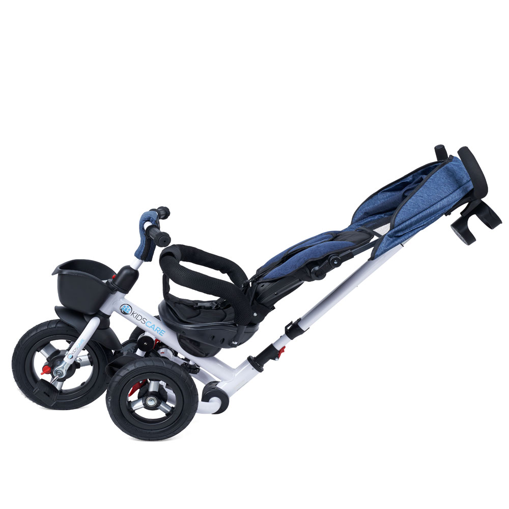 Tricicleta KidsCare Davos Albastru Pliabilă - imagine 3