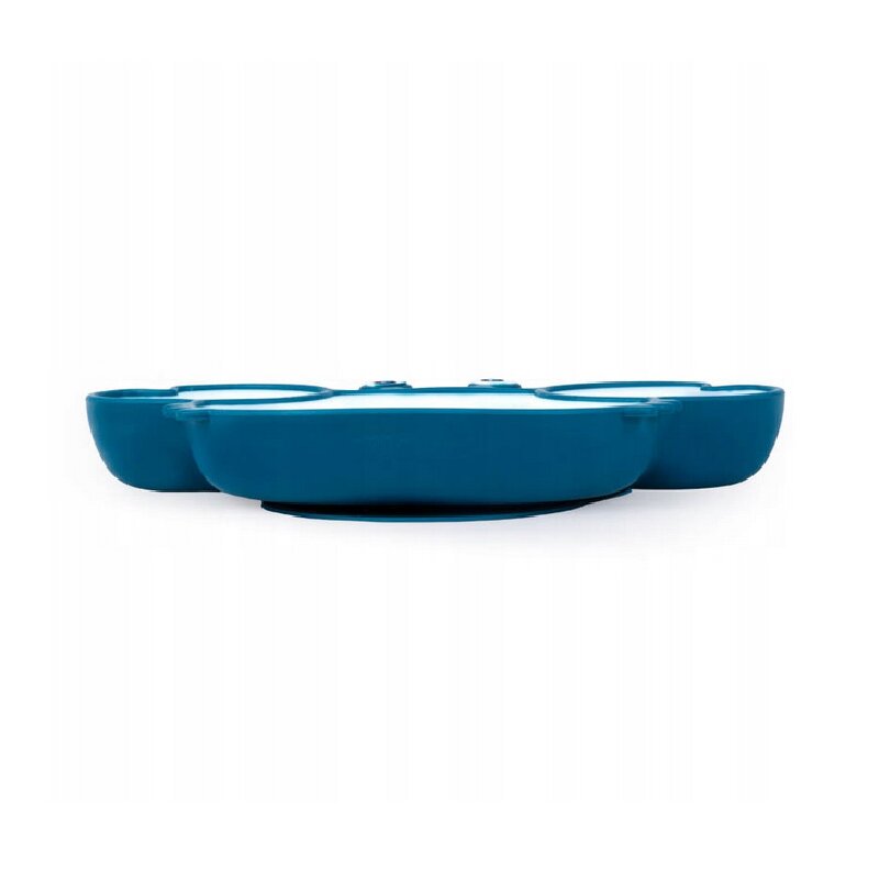 Farfurie Giligums Crab Premium Silicon, 3 Compartimente - imagine 2
