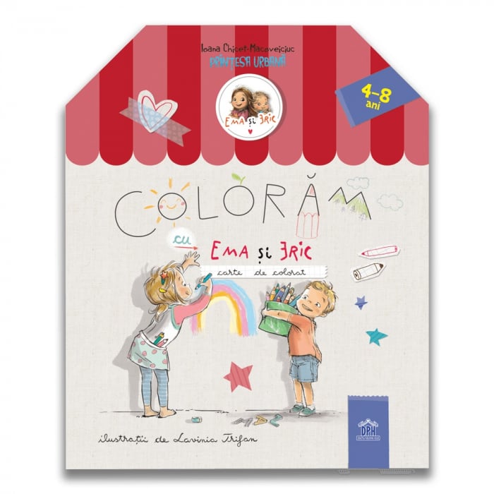 Carte de Colorat DPH Ema si Eric - Aventuri Colorate