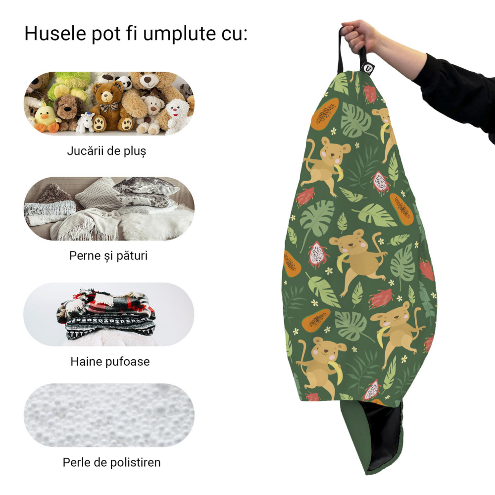 Husa Puf Bean Bag Para XL Updeco