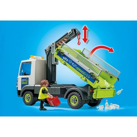 Playmobil Camion Reciclare - Jucarie Educativa - imagine 4