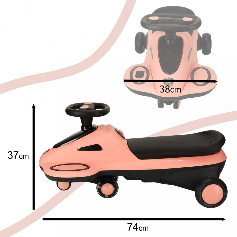 PlasmaCar Ikonka Pink LED 100kg - imagine 2