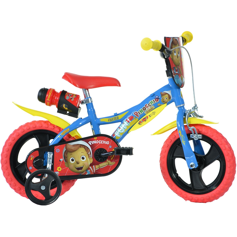 Bicicleta Dino Bikes Pinocchio 12" cu accesorii - imagine 6