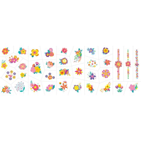 Stickere Unghii și Tatuaje Flori Avenir | 260+ Modele - imagine 4