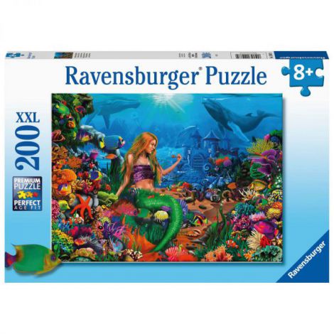 Puzzle Sirena 200 piese Ravensburger - Calitate Premium - imagine 3