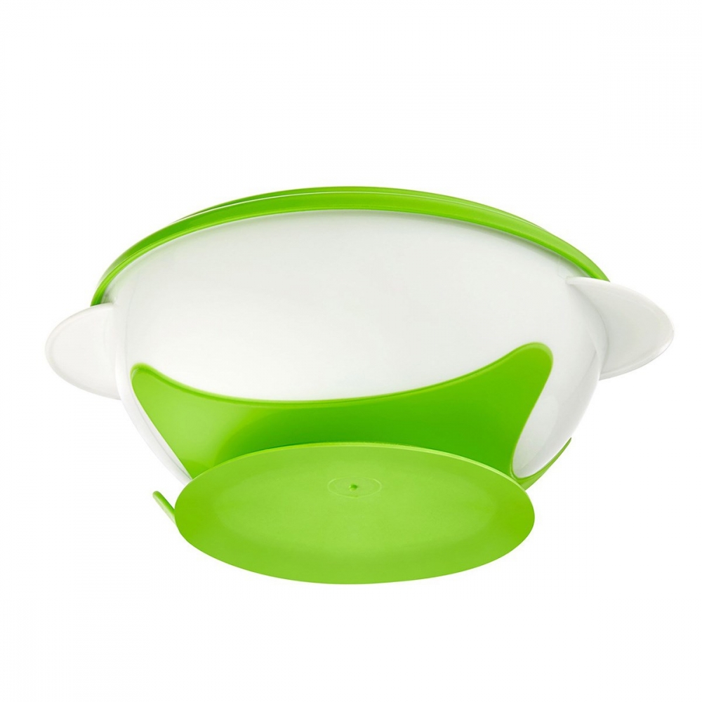 Castron cu ventuza BabyJem Green - imagine 3