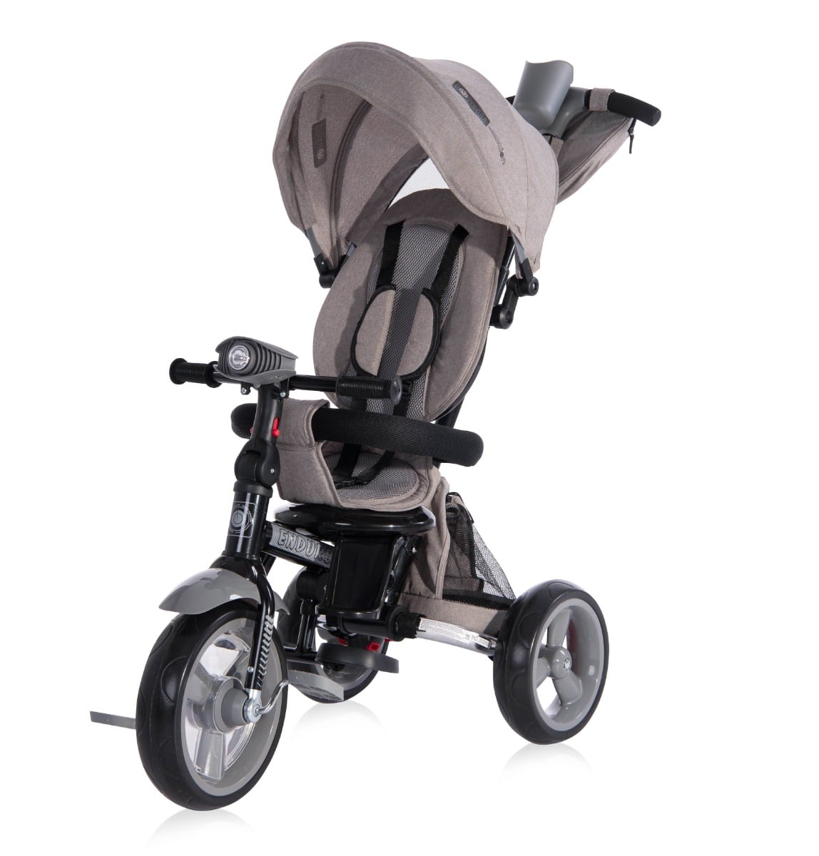 Tricicleta Lorelli Enduro 4in1 Grey Luxe, Scaun Rotativ