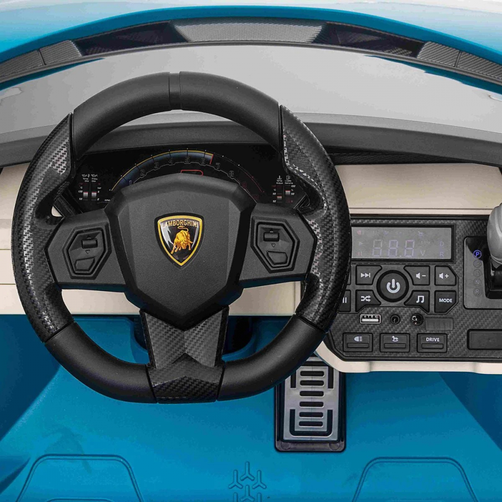 Masinita Electrica Lamborghini Sian 12V Albastru - imagine 2
