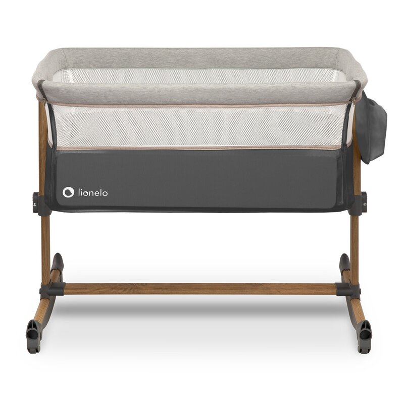 Patut Co-Sleeper Lionelo Leonie Grey Sand - imagine 9