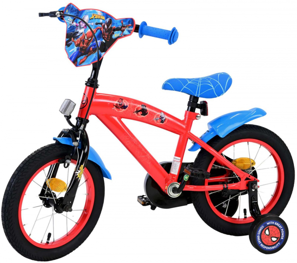 Bicicleta Spiderman Eandl 14" cu Roți Gonflabile - imagine 6