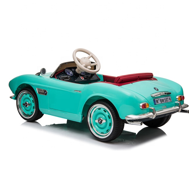 Masinuta Electrica BMW 507 Verde, 50W, Telecomanda - imagine 3