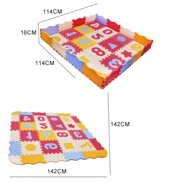 Covor Puzzle Educational Matadi din Spuma EVA - imagine 7