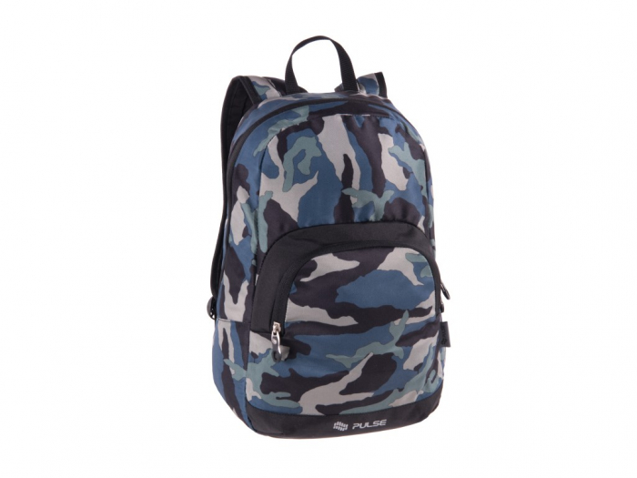 Rucsac Scoala Pulse Solo Dark Army, 2 Compartimente