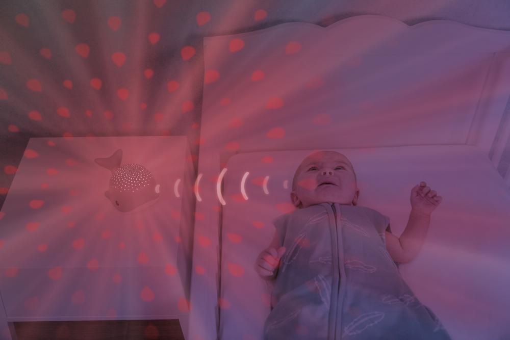 Lampa de veghe Wally Gri Zazu Kids Proiecție Apă - imagine 2