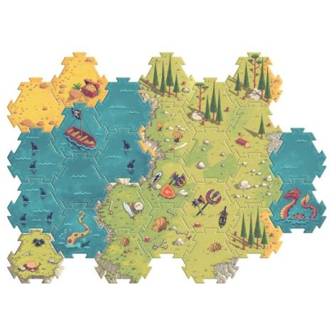 Puzzle Gigant Batalia Djeco | Creativitate - imagine 3