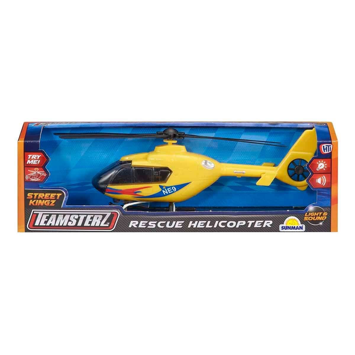 Elicopter Salvare Teamsterz cu Lumini și Sunete