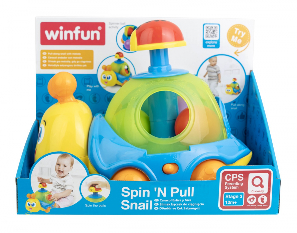 WINFUN Melc de Tras cu Activități | Jucarie Educatională