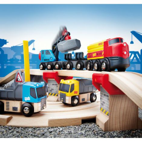Set Şină Tren Încărcare Brio, 32 Piese - imagine 7