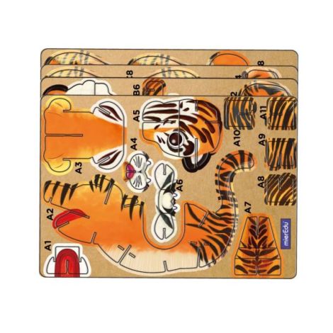 Puzzle 3D cu Sunete Tigru Mieredu - imagine 3