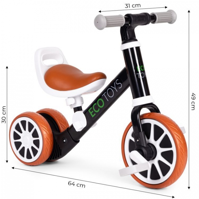 Bicicleta 2in1 Ecotoys cu pedale detașabile - imagine 8