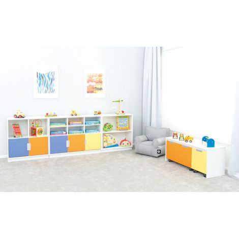 Usă Portocalie Quadro Moje Bambino cu Închidere Silențioasă - imagine 2