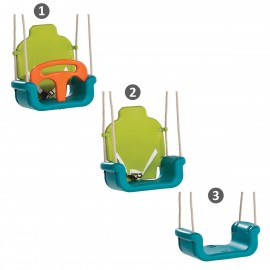 Leagan Evolutiv 3 in 1 KBT 1-3 Ani, Verde/Portocaliu - imagine 4