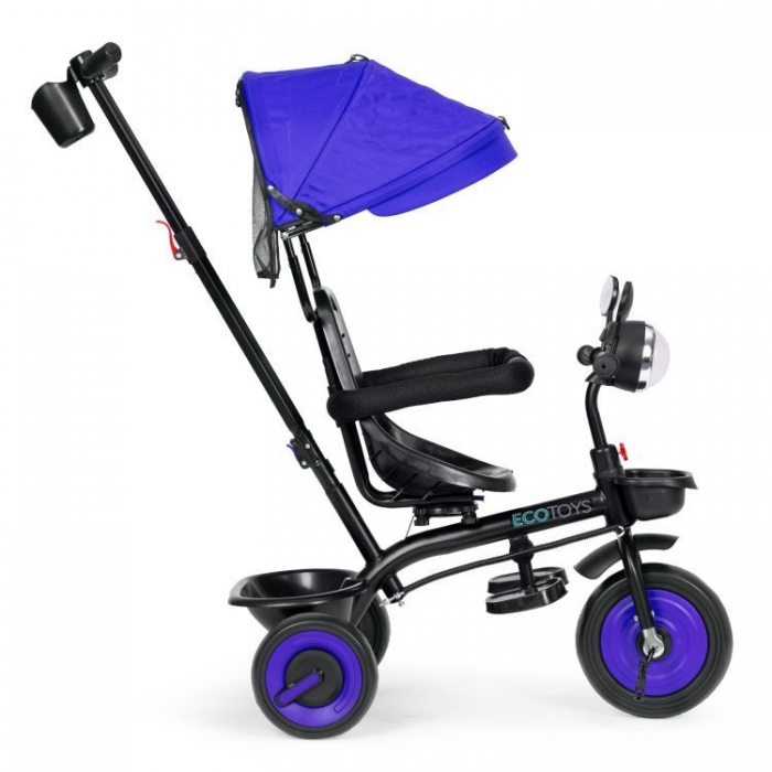 Ecotoys Tricicleta 3in1 Albastru Copii 6luni-6ani - imagine 7