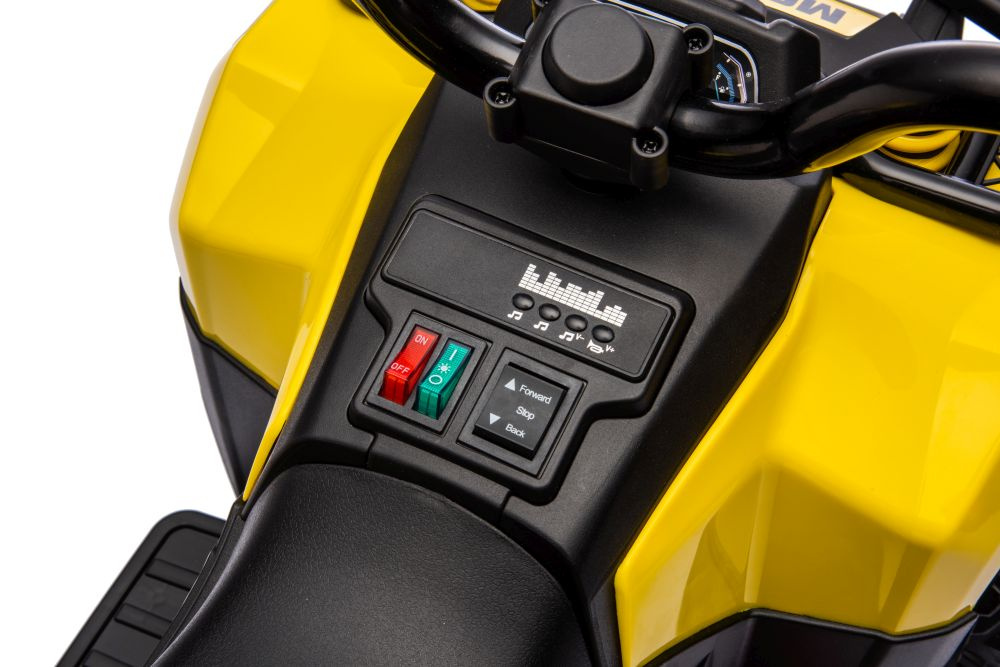 ATV Electric Leantoys Copii Galben 35W - imagine 3