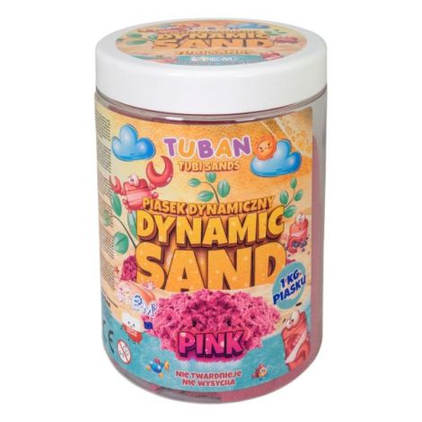 Nisip Kinetic Tuban Roz 1kg | Joc Educativ