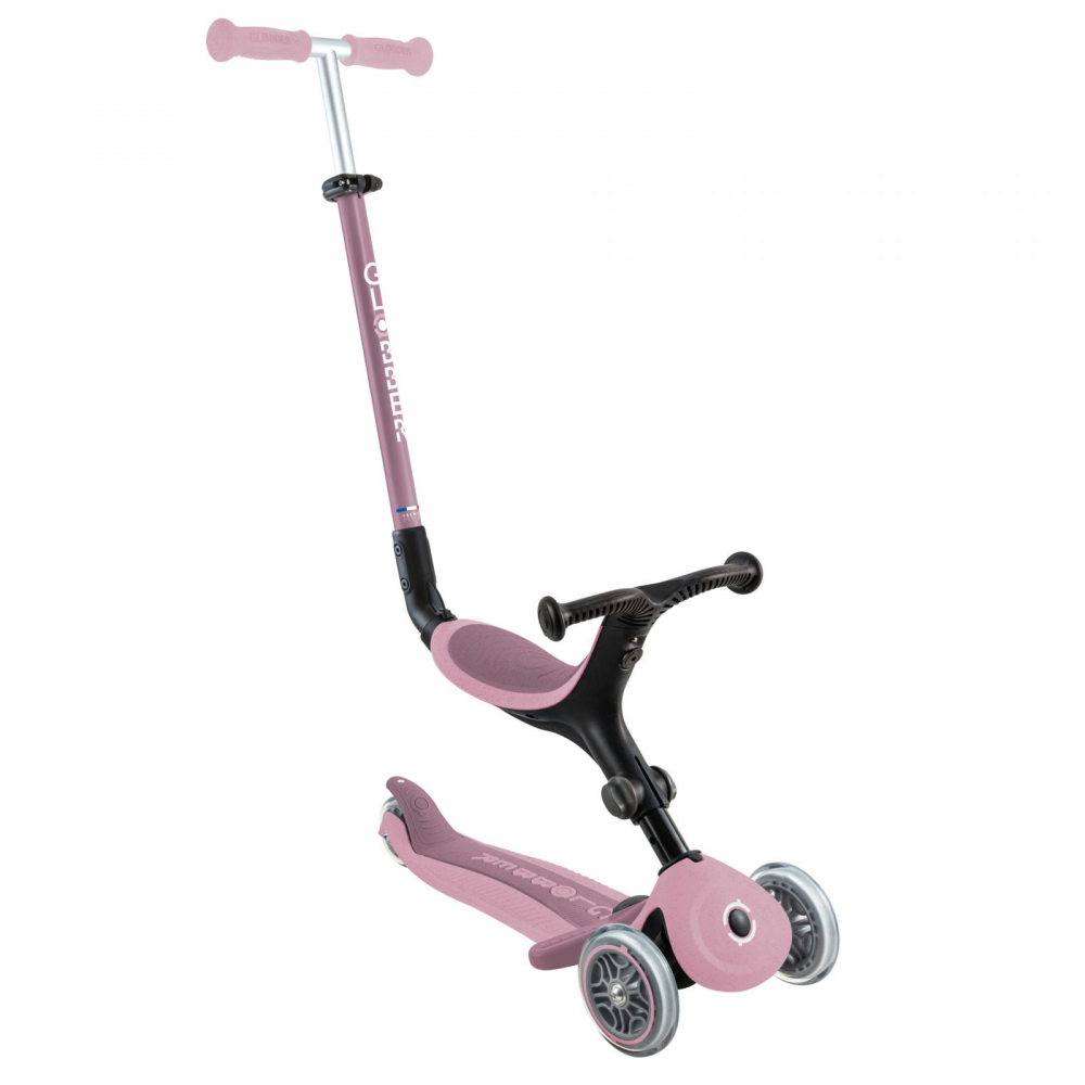 Trotineta Globber Go-Up 4 in 1 Ecologic Roz Pal - imagine 7