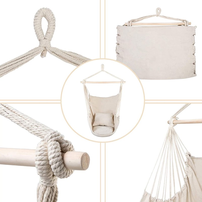 Hamac scaun Procart | Relaxare perfectă în grădină - imagine 10