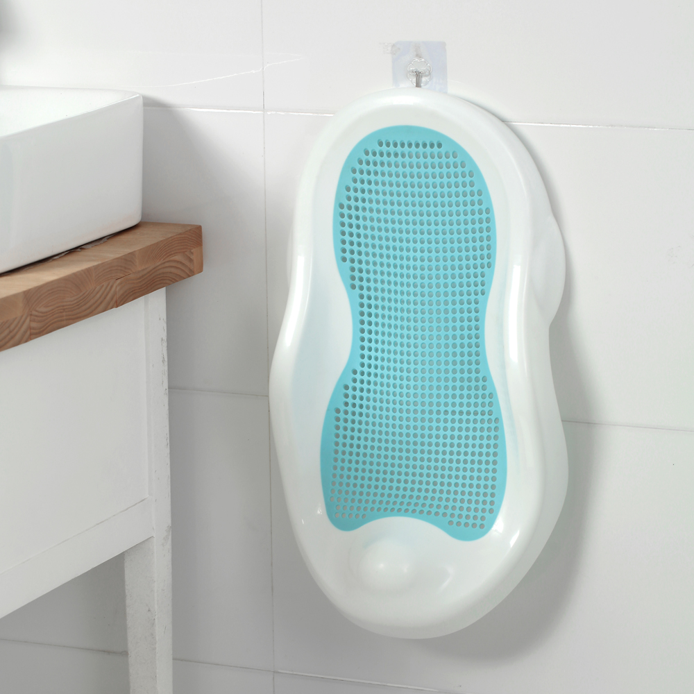 Suport Baie Little Mom Soft Blue, Pliabil, Ergonomic - imagine 3