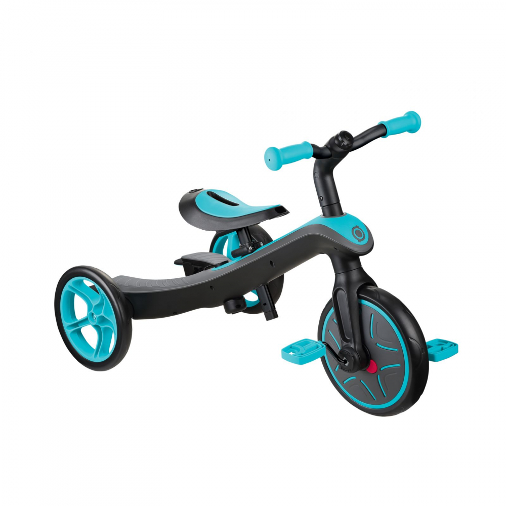 Tricicleta Globber Explorer 4 in 1 Turquoise, 10 luni-5 ani - imagine 2