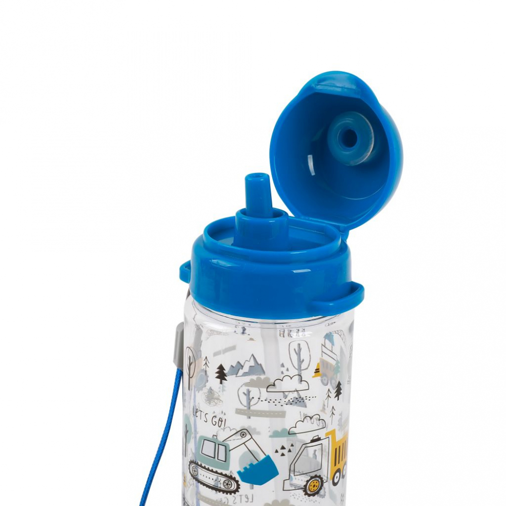Sticlă cu pai tritan Itotal 400ml copii