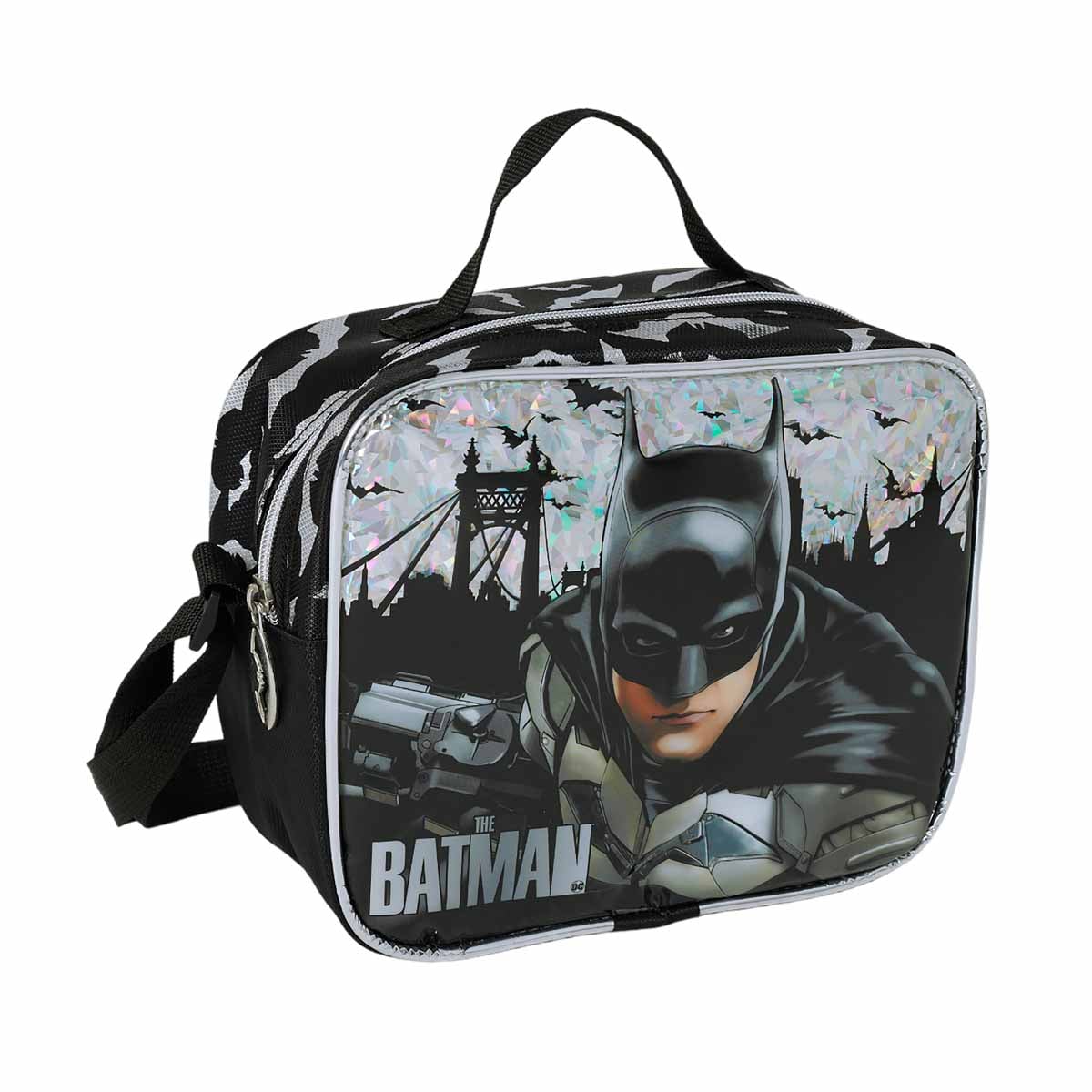 Geantă Prânz Batman OBM Gri-Negru