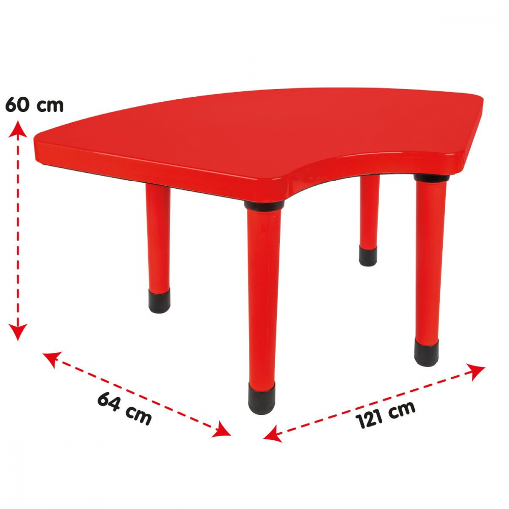 Masuta Pilsan Happy Table Red Inaltime Reglabila - imagine 3