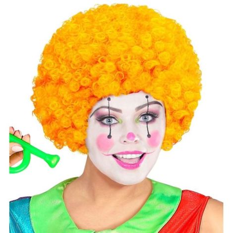 Peruca Clown Portocalie Widmann Italia | Accesoriu Petrecere - imagine 2