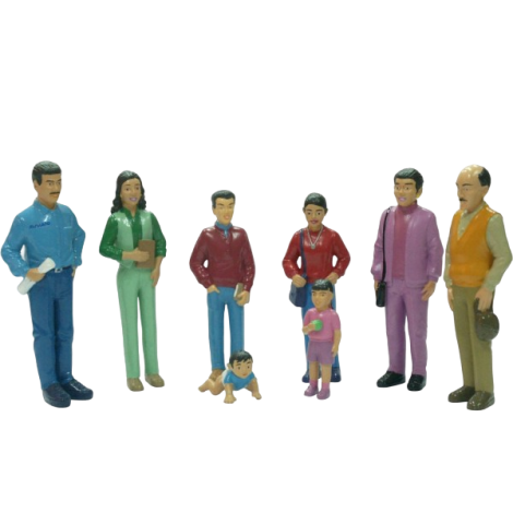 Set Figurine Familie Sudamericană Miniland