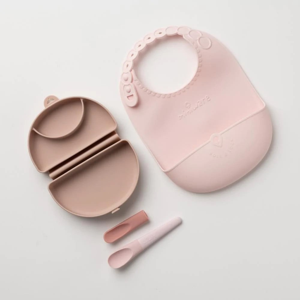 Set Diversificare Miniware Sili Mini GO, 3 Piese, Roz - imagine 6